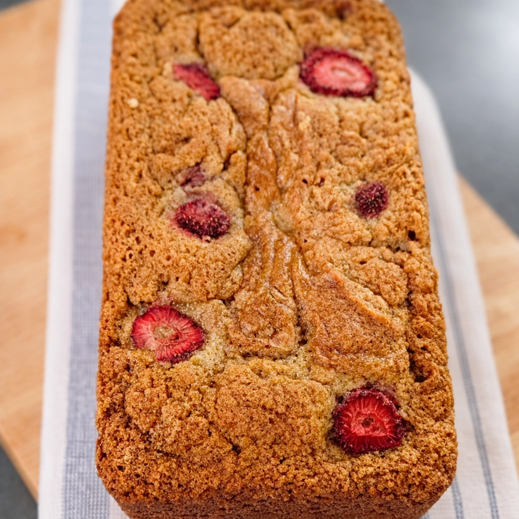 Banana Strawberry Bread