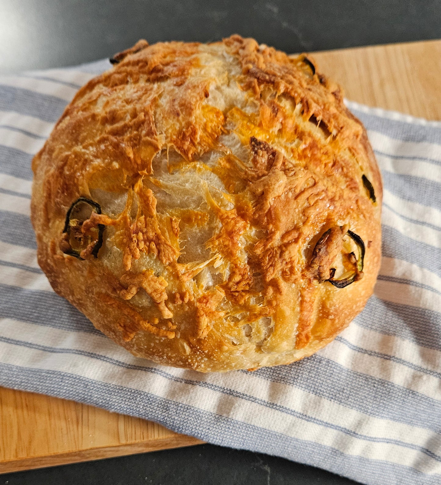 Cheddar Jalapeno Sourdough